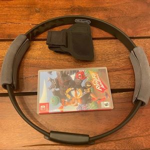 Sanitized Nintendo switch Ringfit adventure set